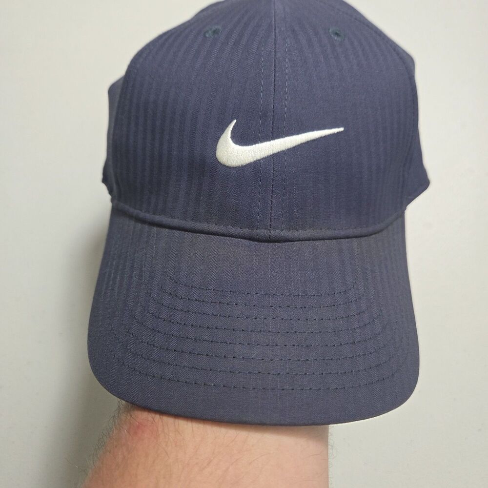 Nike Legacy91 Dri-Fit Hat Men Navy Blue Golf Adjustable Strap Cap Athletic